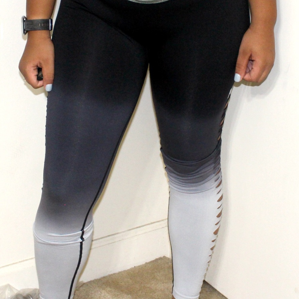 Victoria Secret Pink ombré cutout legging